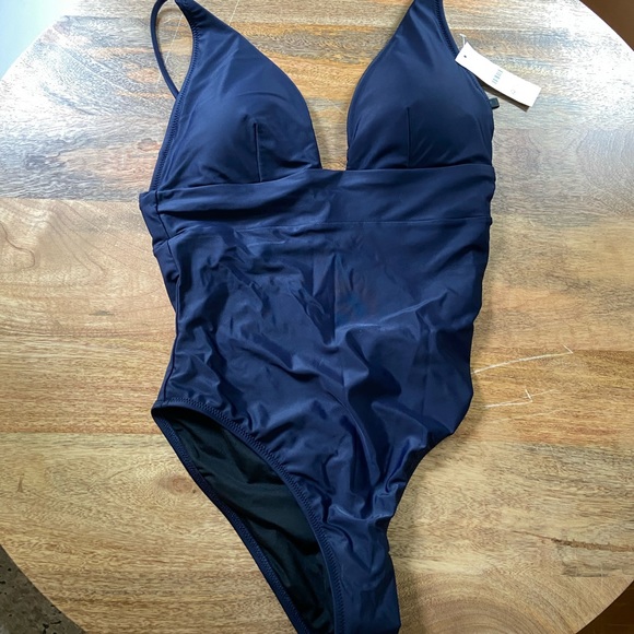New With Tags J Crew One Piece Plunge Sizes 8 AND 10 Navy NWT - Picture 11 of 12